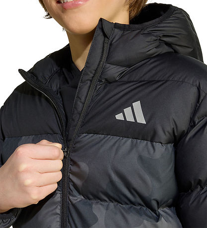 adidas Performance Dynejakke - J SD AOP - Sort