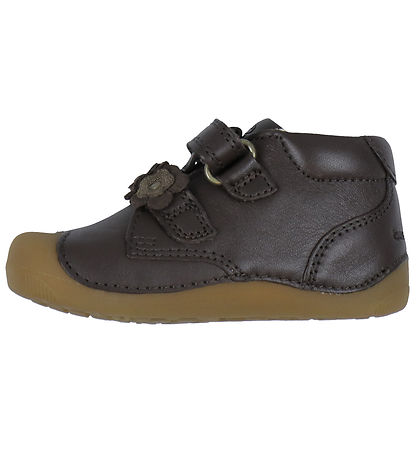 Bundgaard Begyndersko - Wide Fit - Petit Flower - Dark Brown