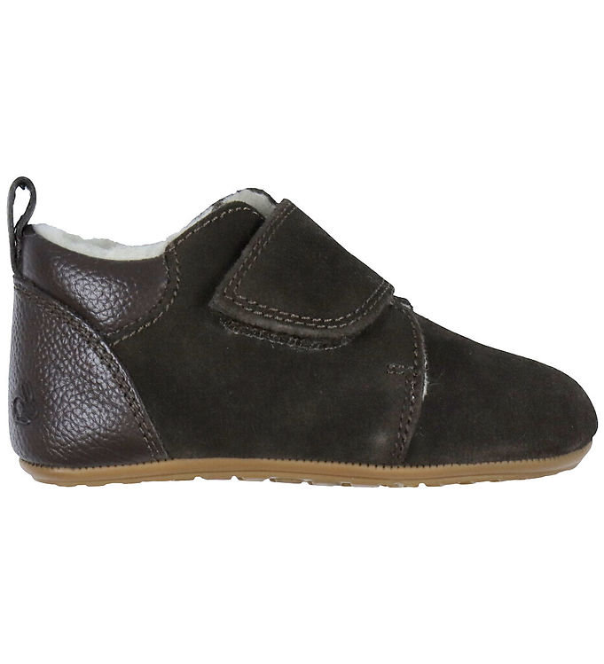 Bundgaard Hjemmesko - Wide fit - Teddy - Dark Brown
