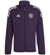 adidas Performance Cardigan - Manchester United - Aurora Plum/Hv adidas Performance Cardigan - Manchester United - Aurora Plum/Hv