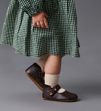 Bundgaard Ballerina Leren Schoenen - Brede pasvorm - Aya Flower 