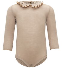 Minimalisma Body l/æ - Rib - Uld - Athena - Beige Minimalisma Body l/æ - Rib - Uld - Athena - Beige