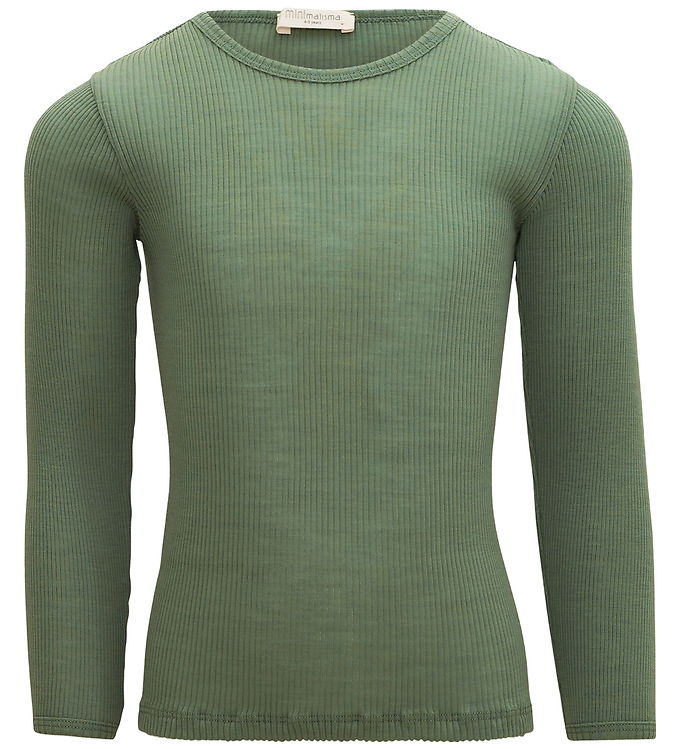 Minimalisma Bluse - Atlantic - Uld - Greenery