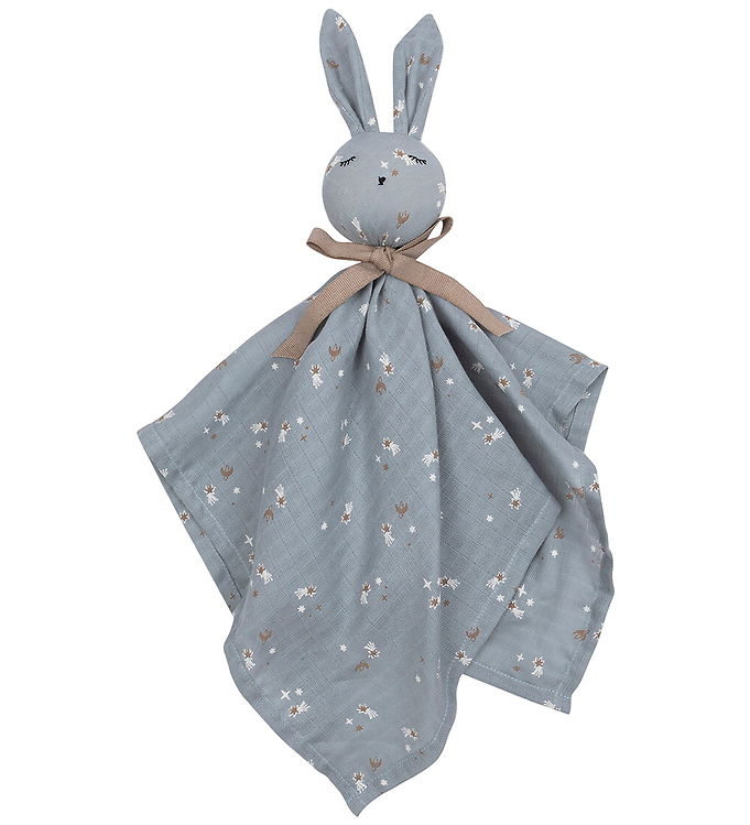 Müsli Nusseklud - 50x50 cm - Jasmin Blue/Balsam Cream/Walnut