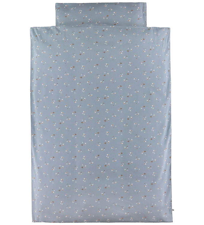 Müsli Sengetøj - Junior - Stars - Jasmin Blue/Balsam Cream/Walnu