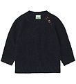 FUB Bluse - Strik - Uld - Dark Navy FUB Bluse - Strik - Uld - Dark Navy