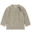 FUB Bluse - Strik - Uld - Oat Melange FUB Bluse - Strik - Uld - Oat Melange