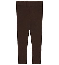 FUB Leggings - Rib - Strik - Uld - Mocca FUB Leggings - Rib - Strik - Uld - Mocca