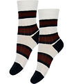 FUB Strømper - Uld - Rib - 2-pak - Ecru FUB Strømper - Uld - Rib - 2-pak - Ecru