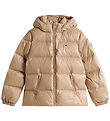 Tommy Hilfiger Dunjakke - Essential Down - Malted Milk Tommy Hilfiger Dunjakke - Essential Down - Malted Milk