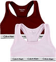 Calvin Klein Toppe - 2-pak - Ligh Llilac/Raspberry Chocolate Calvin Klein Toppe - 2-pak - Ligh Llilac/Raspberry Chocolate