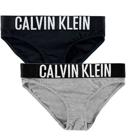 Calvin Klein Trusser - 2-pak - PVH Black/Gråmeleret