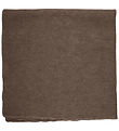 Huttelihut Tæppe - Uldfleece - 85x85 cm - Brown Melange Huttelihut Tæppe - Uldfleece - 85x85 cm - Brown Melange