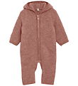 Huttelihut Køredragt - Uldfleece - Burlwood m. Ører Huttelihut Køredragt - Uldfleece - Burlwood m. Ører
