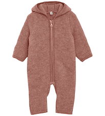 Huttelihut Køredragt - Uldfleece - Burlwood m. Ører Huttelihut Køredragt - Uldfleece - Burlwood m. Ører