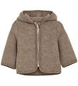 Huttelihut Cardigan - Uldfleece - Savannah Melange