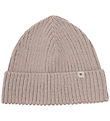 Huttelihut Hue - Uld - Strik - Camel Melange Huttelihut Hue - Uld - Strik - Camel Melange