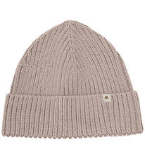 Huttelihut Hue - Uld - Strik - Camel Melange Huttelihut Hue - Uld - Strik - Camel Melange
