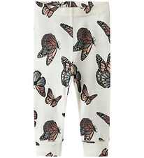 Name It Leggings - Uld - NbfWillitus - Snow White/Butterfly Name It Leggings - Uld - NbfWillitus - Snow White/Butterfly