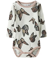 Name It Body l/æ - Uld - NbfWillitus - Snow White/Butterfly Name It Body l/æ - Uld - NbfWillitus - Snow White/Butterfly
