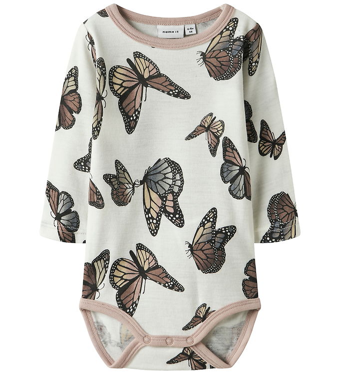 Name It Body l/æ - Uld - NbfWillitus - Snow White/Butterfly