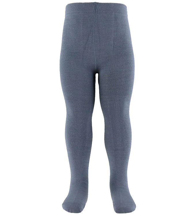 Name It Strømpebukser - Uld/Bomuld - NbmWak - Folkstone Gray