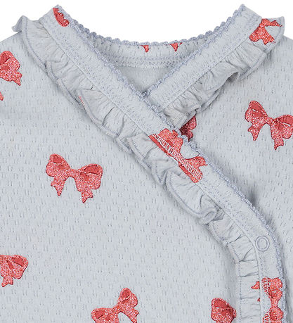 Konges Sløjd Slå-om Body l/æ - Sui - Rosia Blue Bow