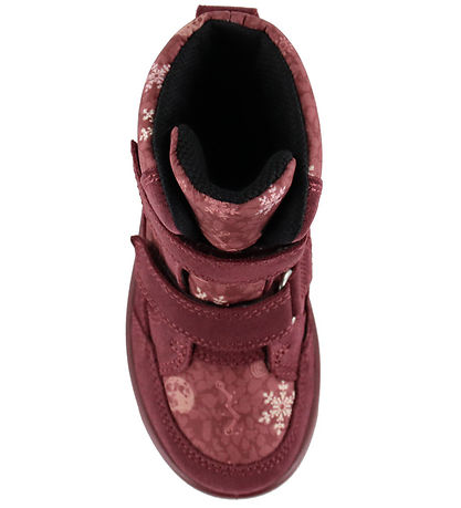 ECCO Vinterstøvler - Tex - Urban Snow - Dark Ruby/Snowflake Prin