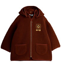 Mini Rodini Fleecejakke - Bear - Brun Mini Rodini Fleecejakke - Bear - Brun