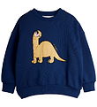 Mini Rodini Sweatshirt - Dino - Blå Mini Rodini Sweatshirt - Dino - Blå