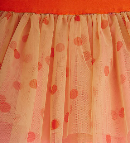 Mini Rodini Nederdel - Tyl - Pink m. Prikker