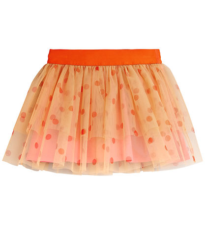 Mini Rodini Nederdel - Tyl - Pink m. Prikker
