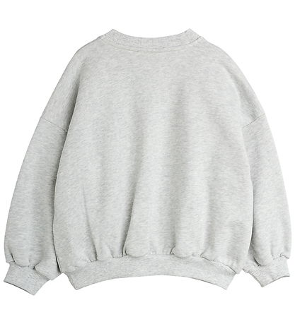 Mini Rodini Sweatshirt - Bear Chenille - Gråmeleret