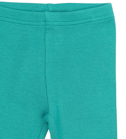 Petit Piao Leggings - Rib - Modal - Turquiose