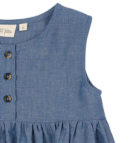 Petit Piao Kjole - Denim Blue