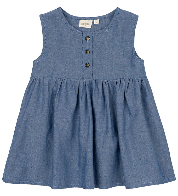 Petit Piao Kjole - Denim Blue