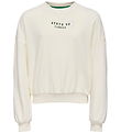 Kids Only Sweatshirt - KogSally - Antique White/Daytona/Medium G Kids Only Sweatshirt - KogSally - Antique White/Daytona/Medium G