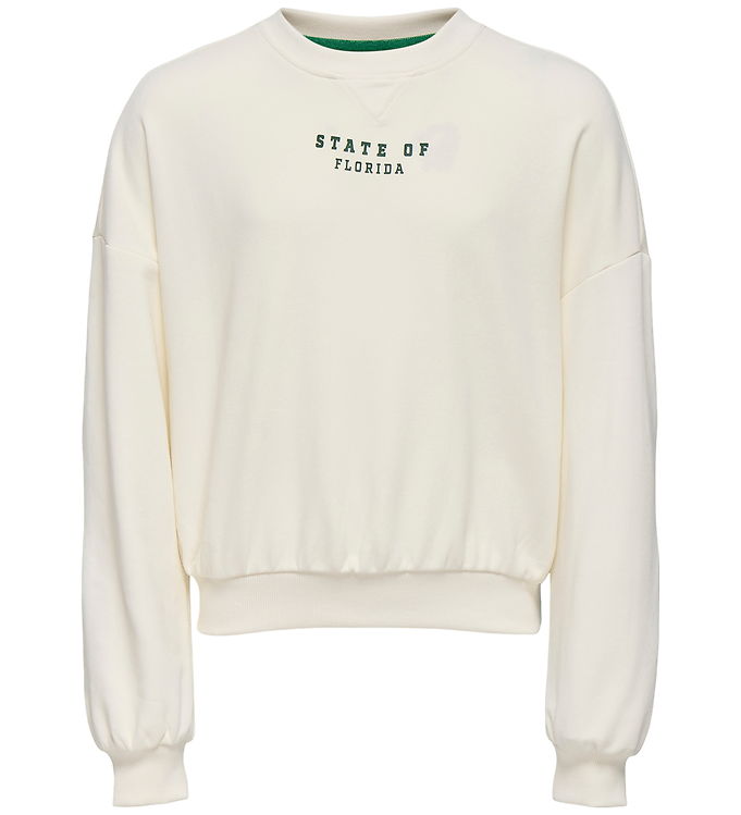 Kids Only Sweatshirt - KogSally - Antique White/Daytona/Medium G