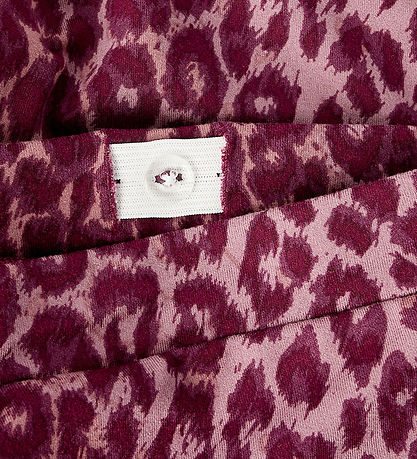 Name It Bukser - NkfNuni - Grape Shake m. Leopardprint