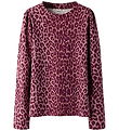 Name It Bluse - NkfNuni - Grape Shake m. Leopardprint