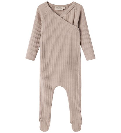 MarMar Heldragt m. Fødder - Pointelle - Rubello - Soft Beige