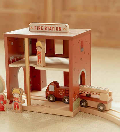 Little Dutch Brandstation - Træ