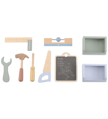 Little Dutch Værktøjsbænk - Træ - Blå