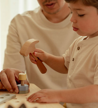 Little Dutch Værktøjsbænk - Træ - Blå