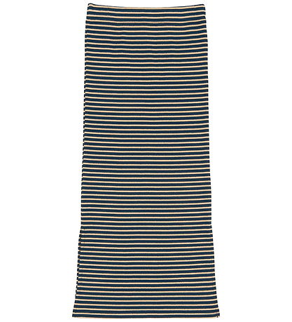 The New Nederdel - Rib - TnPriscilla - Navy Blazer Striped m. Gl