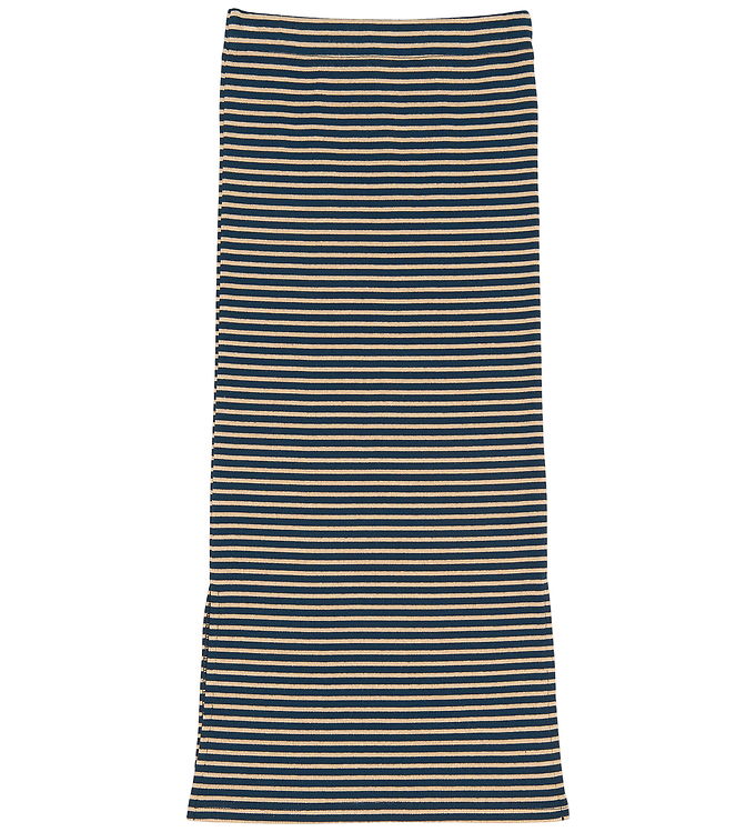 The New Nederdel - Rib - TnPriscilla - Navy Blazer Striped m. Gl