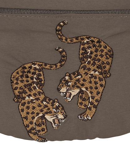 Konges Sløjd Bæltetaske - Juno - Walnut m. Leoparder