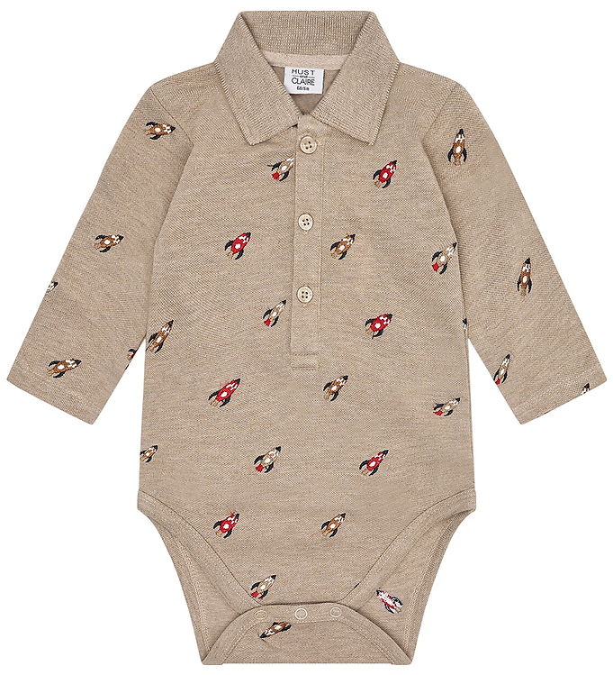 Hust and Claire Body l/æ - Piqué - Bendy - Biscuit