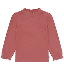 Hust and Claire Bluse - Rib - Amma - Dry Rose Hust and Claire Bluse - Rib - Amma - Dry Rose