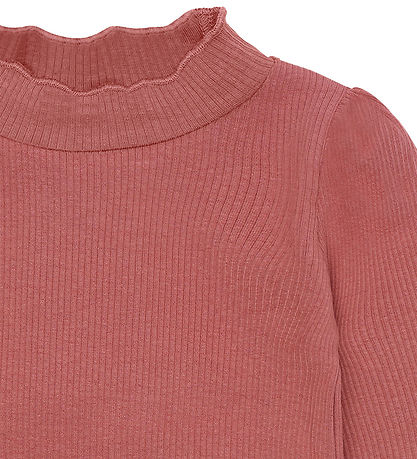 Hust and Claire Blouse - Rib - Amma - Dry Rose